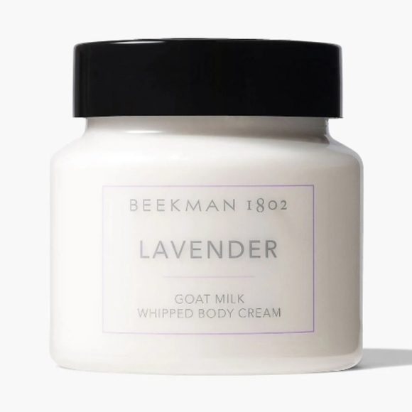 🆕️ BEEKMAN 1802 Goat Milk Whipped Body Cream with Spatula LAVENDER Scent 8 oz - Picture 6 of 6